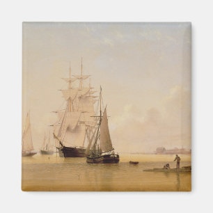 Imán Pintura de la nave (aceite en lona) 2