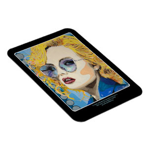 Imán Pintura de 'Ocean Eyes' sobre un