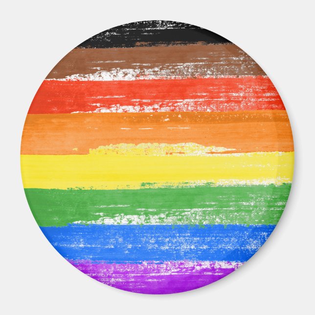 Imán Pintura de Orgullo LGBTQIA+ (Frente)