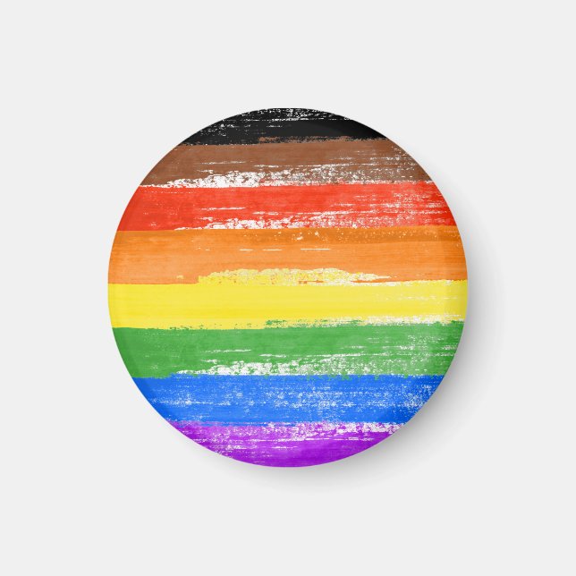 Imán Pintura de Orgullo LGBTQIA+ (Frente)