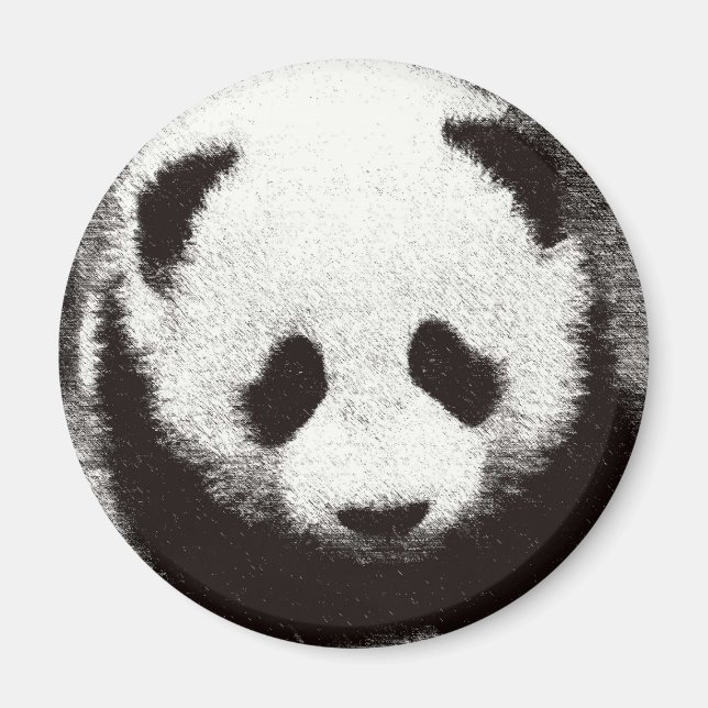 Imán Pintura de Panda (Frente)