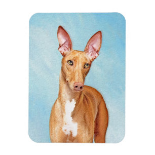 Imán Pintura de paro del faraón - Arte de perro origina
