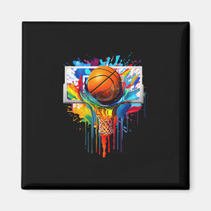 Imán Pintura de salpicaduras de goteo Sketll Splash Sal