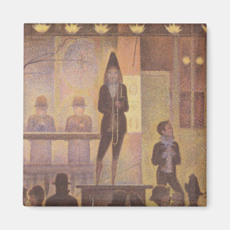 Imán Pintura de Seurat - El desfile del circo