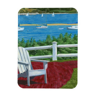Imán Pintura de silla Adirondack
