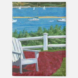Imán Pintura de silla Adirondack