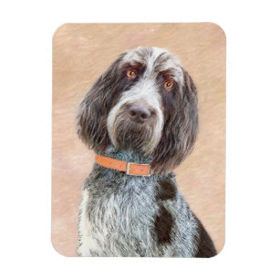 Imán Pintura de Spinone Italiano - Arte de Perro Origin