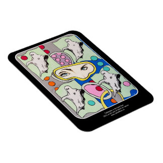 Imán Pintura de "Tattletales en la caja de espíritus"