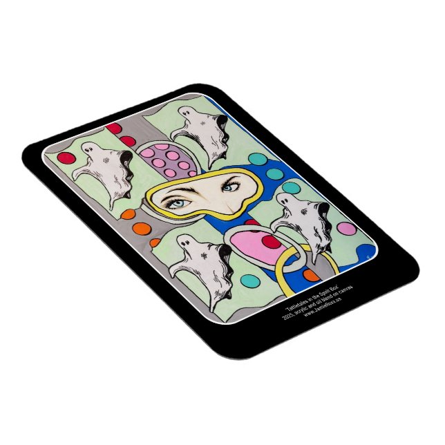 Imán Pintura de "Tattletales en la caja de espíritus" (Lado Derecho)