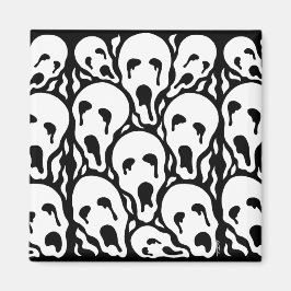 Imán Pintura de terror de almas torturadas