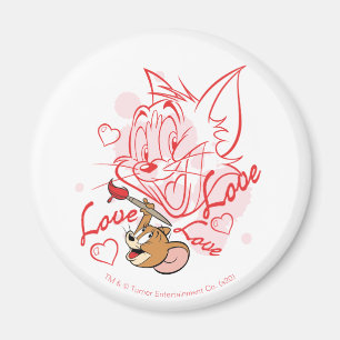 Imán Pintura de Tom y Jerry Valentine