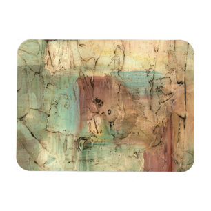 Imán Pintura de tono de la Tierra con superficie rota