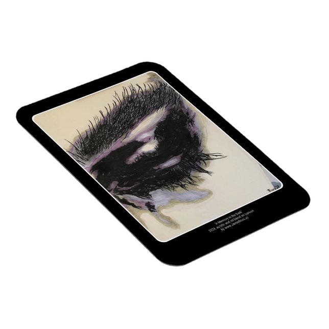 Imán Pintura de 'Un recuerdo en la oscuridad' sobre una (Lado Derecho)