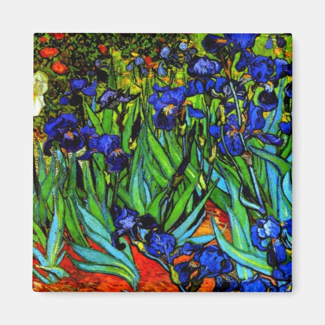 Imán Pintura de Van Gogh, irlandeses, (Frente)