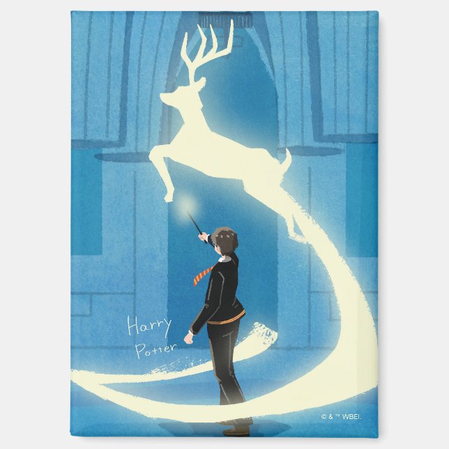 Imán Pintura del Patronus de HARRY POTTER™ (Anverso)