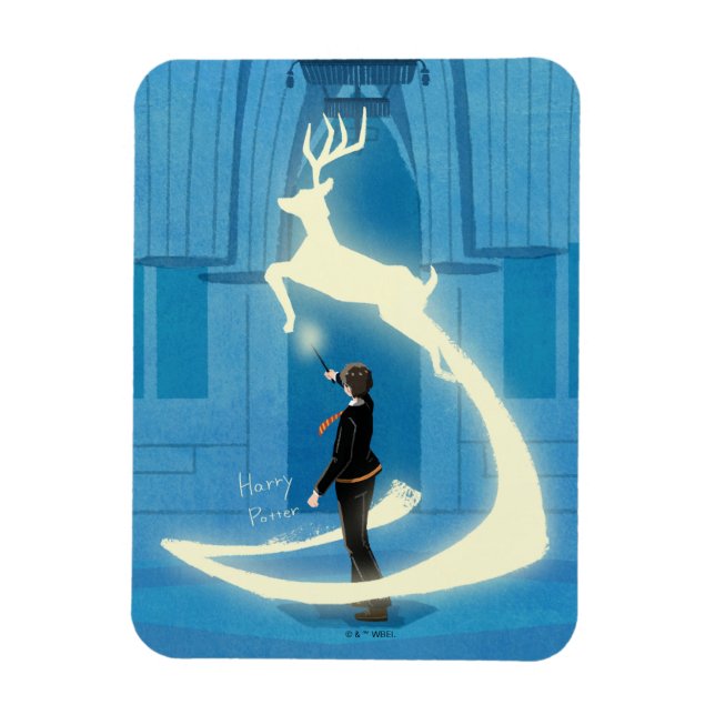 Imán Pintura del Patronus de HARRY POTTER™ (Vertical)