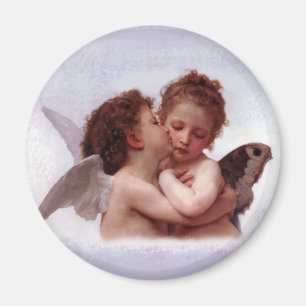 Imán Pintura del primer beso de William Bouguereau