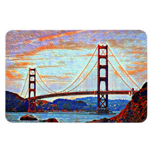 Imán Pintura del puente Golden Gate