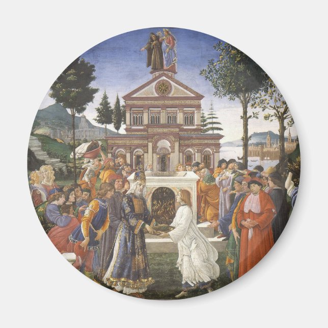 Imán Pintura del Renacimiento Botticelli (Frente)