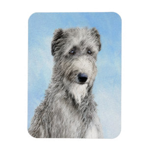 Imán Pintura escocesa del perro - Ar original del perro