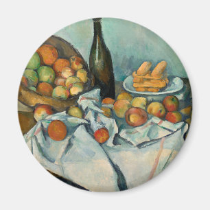 Imán Pintura Impresionista de Manzana Fruta de Cezanne
