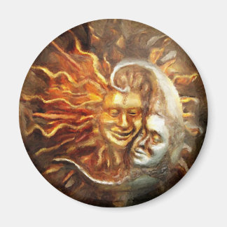 Imán Pintura: Lunar ama el sol