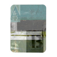 Pintura moderna con letras variadas