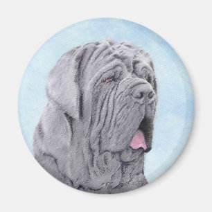 Imán Pintura Neopolitana de Mastiff - Arte Perro Origin