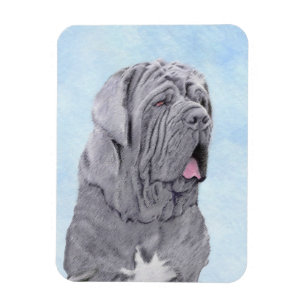 Imán Pintura Neopolitana de Mastiff - Arte Perro Origin