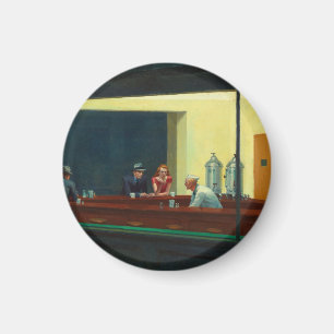 Imán Pintura Nighthawks de Edward Hopper 