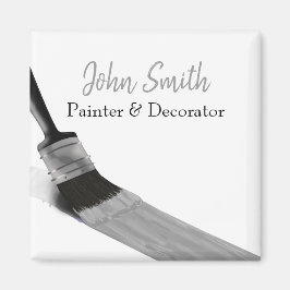 Imán Pintura Painter Service Company Brush Gray