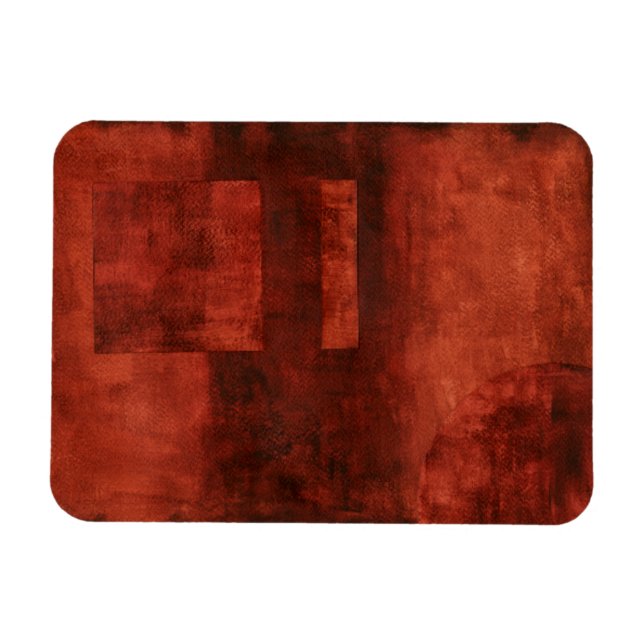 Imán Pintura profunda de cañones con formas geométricas (Horizontal)
