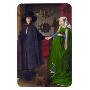 Imán Pintura Retrato Arnolfini De Jan Van Eyck