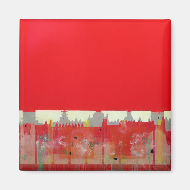 Imán Pintura roja (Frente)