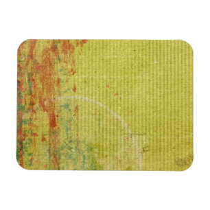 Imán Pintura roja y verde sobre fondo de escritorio vin