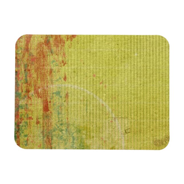 Imán Pintura roja y verde sobre fondo de escritorio vin (Horizontal)