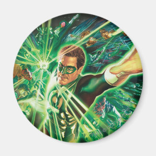 Imán Pintura verde de la linterna