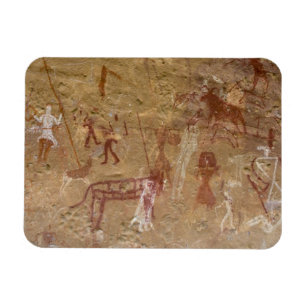 Imán Pinturas rupestres prehistóricas, Akakus, Sahara