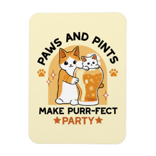 Imán Pinturas y pinturas de Fiesta para gatos de Oktobe