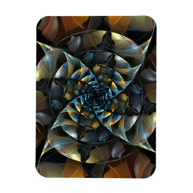 Imán PinWheeler Abstract Art Premium Magnet (Vertical)