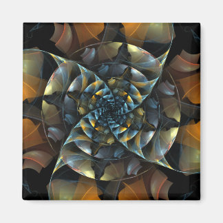 Imán PinWheeler Abstract Art Square Magnet
