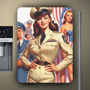 Imán Pinza militar retro