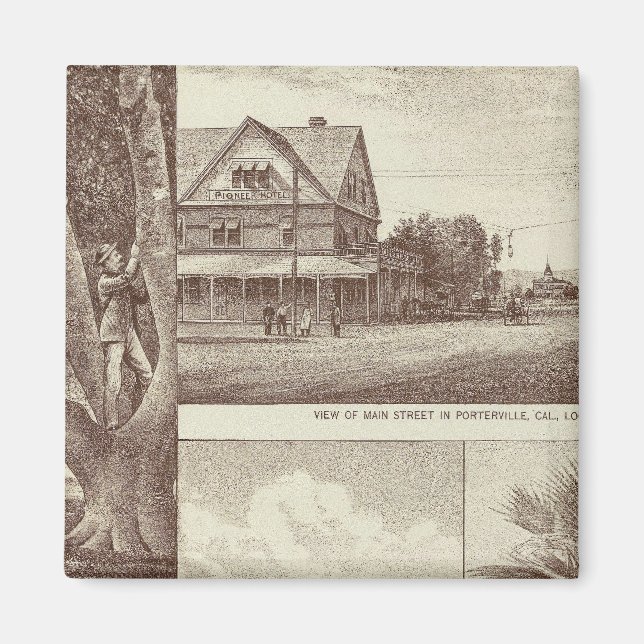 Imán Pioneer Land Co Tract, Porterville (Frente)