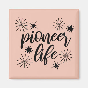 Imán Pioneer Life Sparkly Calligraphy