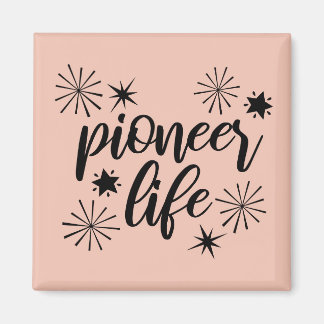 Imán Pioneer Life Sparkly Calligraphy