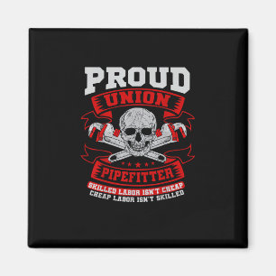 Imán Pipefitter Steamfitter Plumber - Trabajo calificad