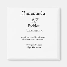 Imán Piquetes caseros hechos con amor agregar sitio web