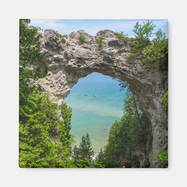 Imán Piragüismo En Arco Rock (Frente)