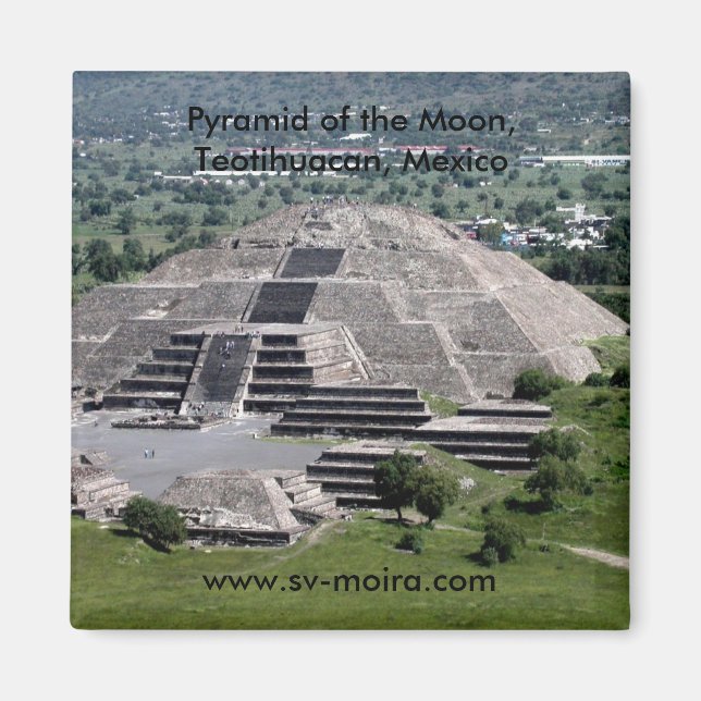 Imán Pirámide de la Luna, Teotihuacán, México (Frente)