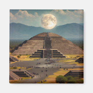 Imán Pirámide de la Luna, Teotihuacán, México Travel
